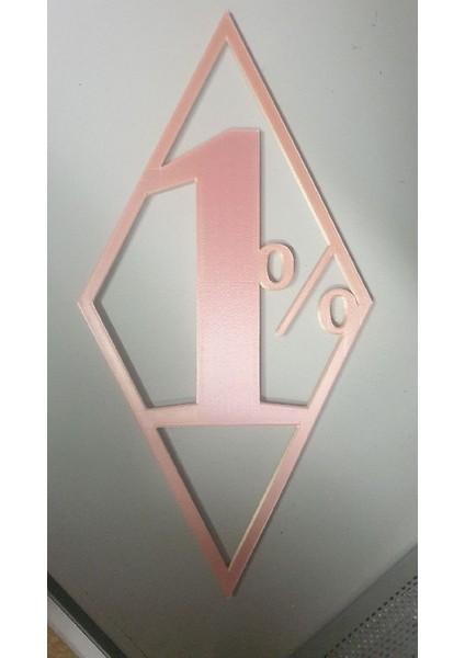Içi Boş Bir Elmasshape Dokunma Çerçevesinde% 1 P1004803 Sadece Plastik Aparattır.