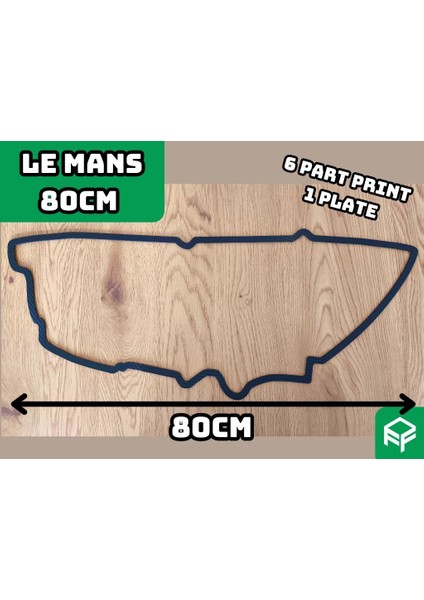 Le Mans La Sarthe Track Devre 80CM P914249 Sadece Plastik Aparattır.