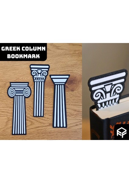 Yunan Sütunu Bookmark P935992 Sadece Plastik Aparattır.