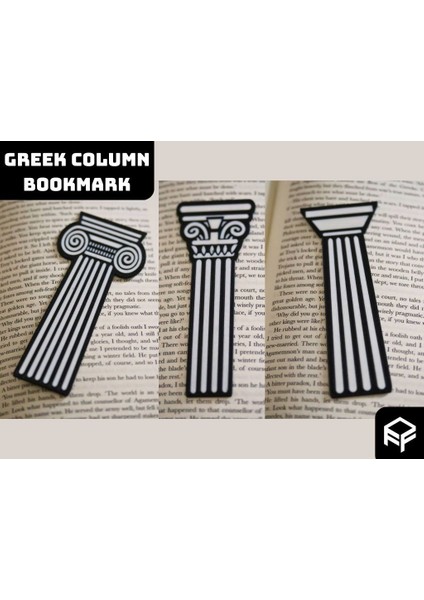 Yunan Sütunu Bookmark P935992 Sadece Plastik Aparattır.