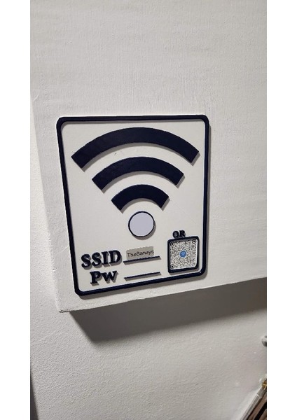 Wifi Nfc Etiket Işareti Qr P780710 Sadece Plastik Aparattır.