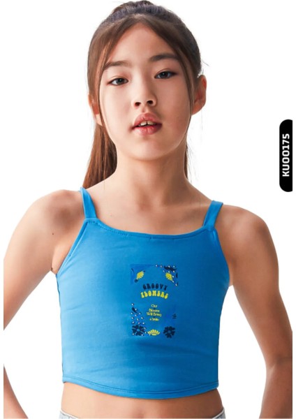 Kız Çocuk Crop Bluz 8-14 Yaş 36421