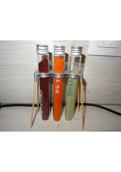 Tüp Için Mini Baharat Rafı P99804 Sadece Plastik Aparattır.