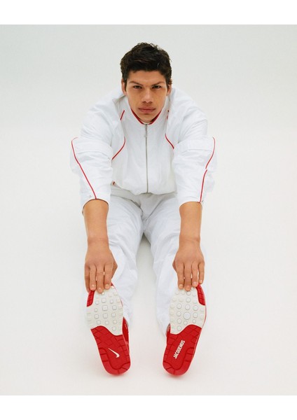 Jogging Pants Yarı Yüksek Bel, Dikey Kesim, Cepler ile Trend Tasarım