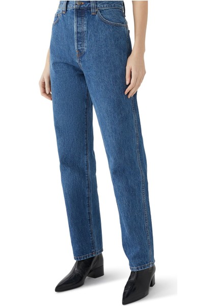 Vintage Tarzı Modern Kesim Kot Pantolon indirimleri