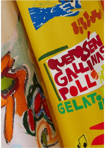 Çarpıcı Çok Renkli Geniş Paça Pantolon fırsatları