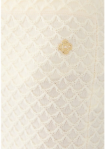 Retro Tarzı Doku Detaylı Triko Pantolon fırsatları