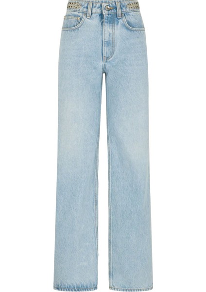 Şık Baggy Denim Pantolon