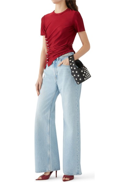 Şık Baggy Denim Pantolon fiyatları