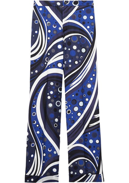 Şık Ipek Twill Pantolon