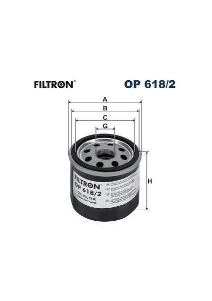 Toyota Yaris Cross 1.5 Hybrid Yağ Filtresi 2022-2025 Filtron