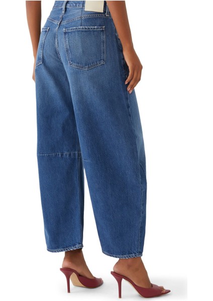 Kadın Geniş Paça Kot Pantolon