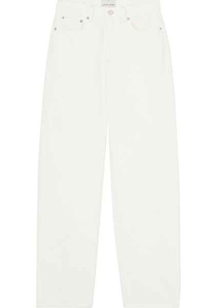 Şık Denim Pantolon - Off-White
