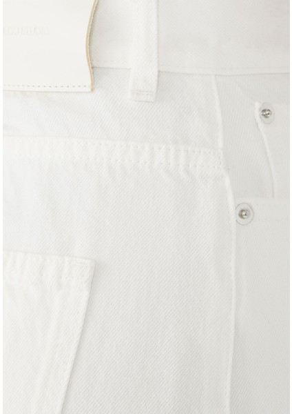 Şık Denim Pantolon - Off-White fırsatları