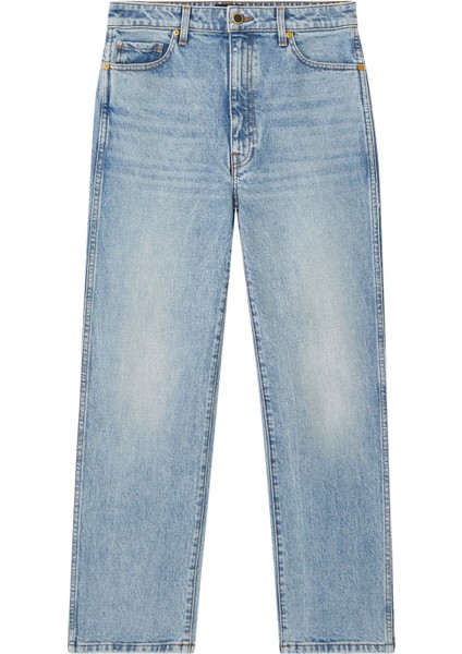 Yüksek Bel Esnek Jean Pantolon