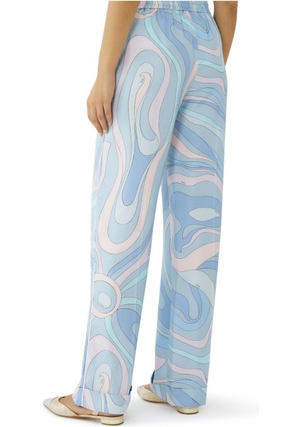 Şık Ipek Twill Pantolon