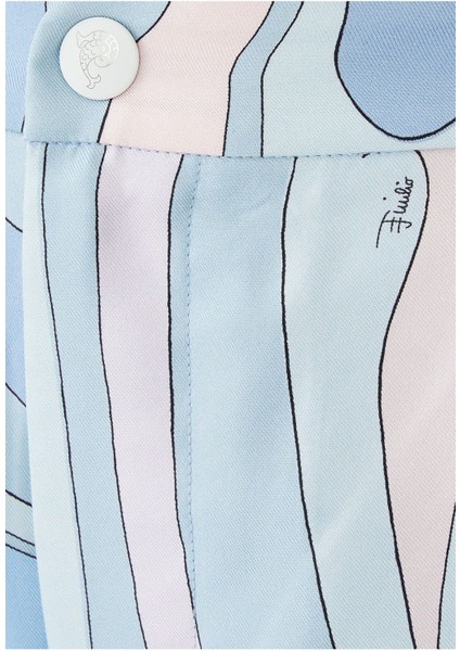 Şık Ipek Twill Pantolon