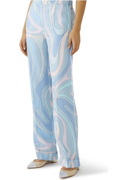 Şık Ipek Twill Pantolon