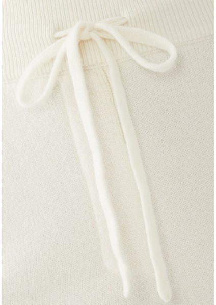 Lüks Kaşmir Pantolon - Ivory