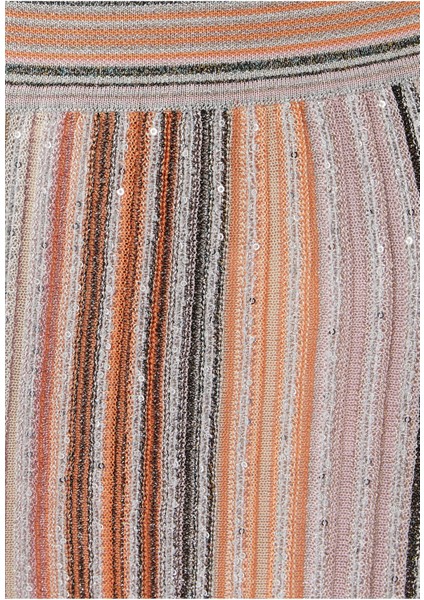 Işıltılı Triko Düz Pantolon - Pembe fırsatları