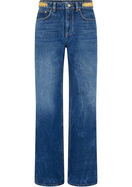 Düz Kesim Denim Pantolon
