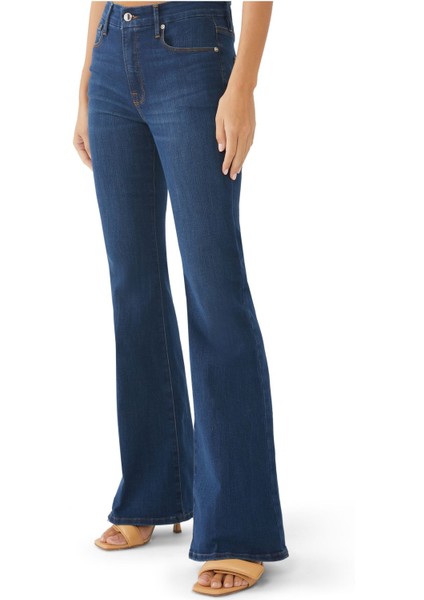 Ideal Fit Flare Kot Pantolon