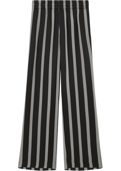 Şık Herringbone Çizgili Pantolon