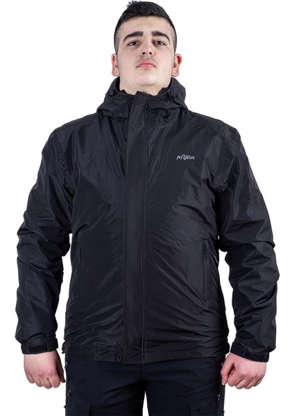 Yağmurluk Ceket - Su Geçirmez - Argeus Storm - Siyah L
