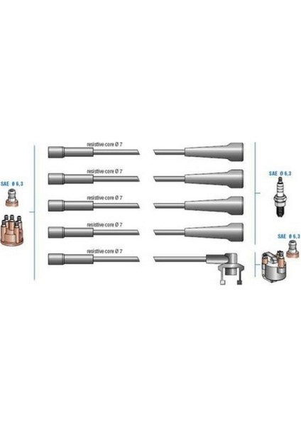 Buji Kablo Tk R11 Tx 88-Flash 1.7 88-92 -R21 1.7 F2N Gnzrz