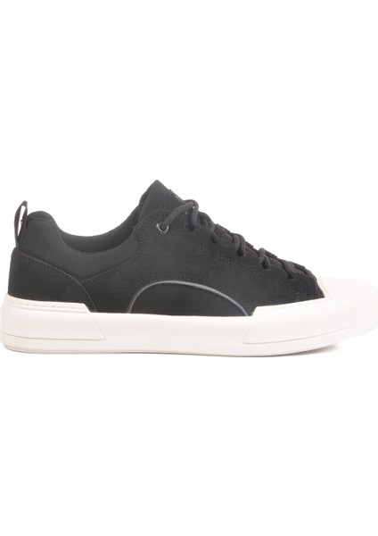 Siyah Deri Erkek Sneaker