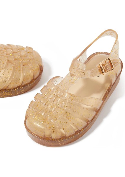 Çocuklar Için Altın Renkli Sandalet fırsatları