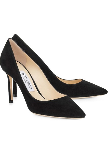 Zarif Süet Topuklu Ayakkabı - 85 mm indirimleri