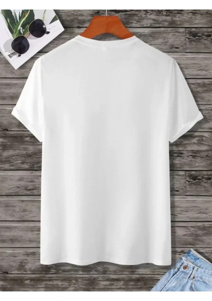 Baskılı Oversize T-Shirt - Beyaz fiyatları