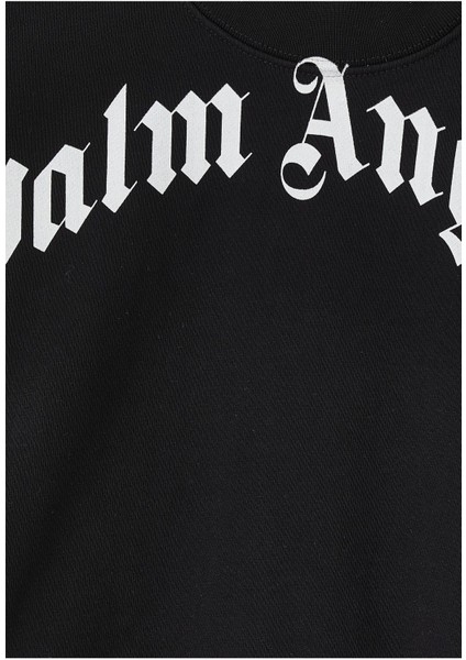 Kavisli Logo Kapşonlu Sweatshirt modelleri