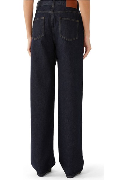 Koyu Mavi Denim Pantolon modelleri