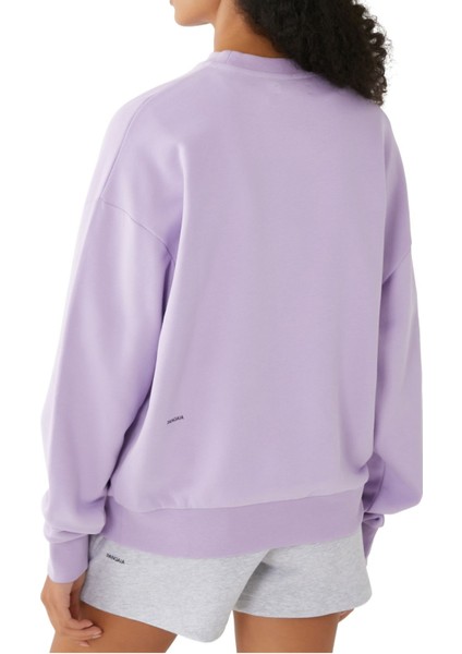 365 Ağırlıkta Kadın Sweatshirt - Orkide Moru modelleri