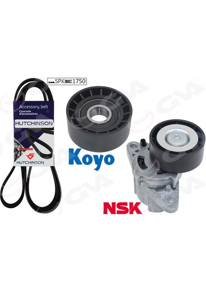 Alternatör Gergi Kiti Kütüklü Clio Ii-Kangoo-Megane I-Scenic I-Logan 1.4-1.6 16V Klimali Hidr K015PK1750 Gnzrz