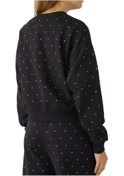 Kristal Yaka Kadın Sweatshirt modelleri