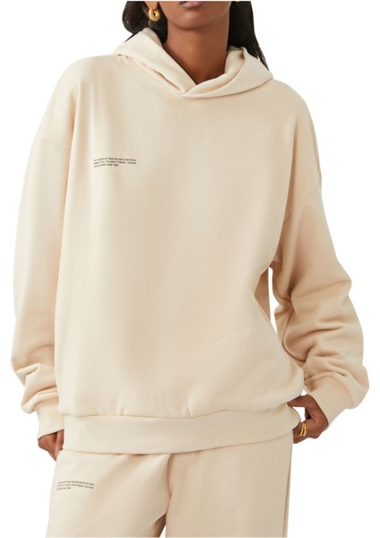 365 Kapşonlu Sweatshirt - Kum Rengi indirimleri