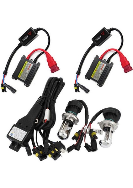 H4 8000K Zenon Set Slim Ballast Gnzrz