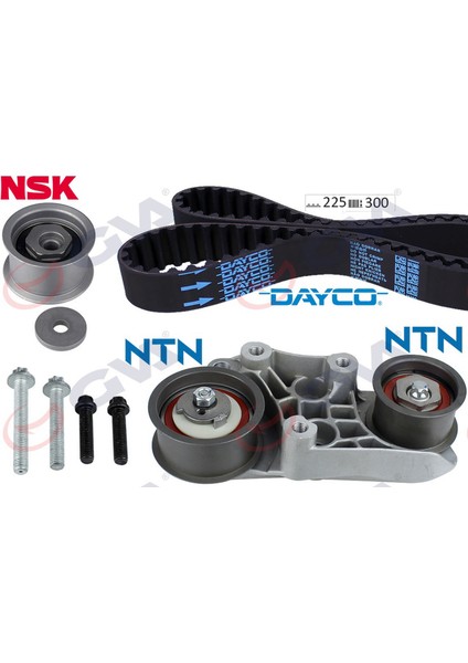 Eksantrik Gergi Kiti 225X300 Omega B 2.5 V6-3.0 V6 94-01 -Vectra A-B 2.5 V6 92-00 K015453XS Gnzrz