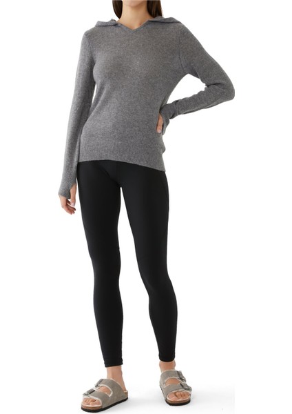 Yumuşak Kaşmir Kapşonlu Sweatshirt