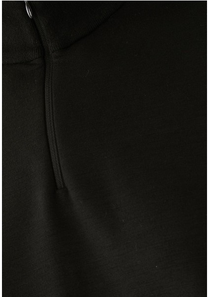 Kısa Fermuarlı Crop Sweatshirt