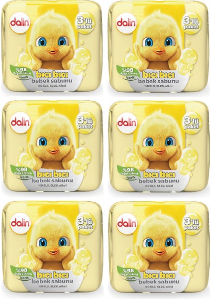 Klasik Katı Bebek Sabun 18 x 75 gr