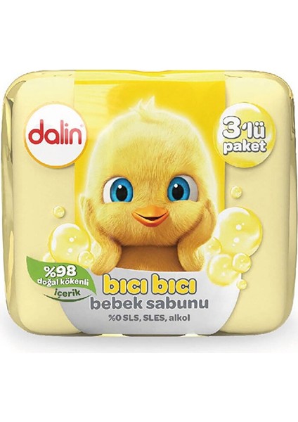 Klasik Katı Bebek Sabun 18 x 75 gr