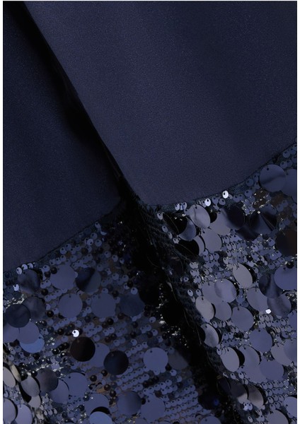 Parlak Payet Detaylı Geniş Paça Pantolon fırsatları