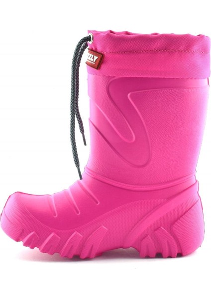 Grizzly Eva Çocuk Kürklü Pembe Yağmur Çizmesi (835) 32/33 fırsatları