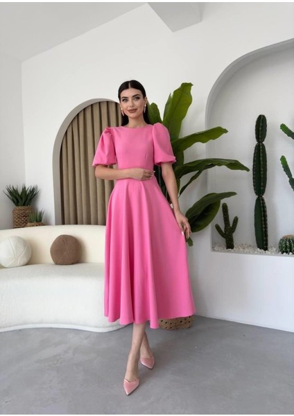 Catania Balon Kol Elbise fırsatları