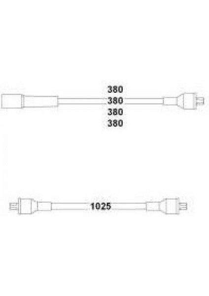 Buji Bobin Kablosu R9 Spring 1.4 8V 91-96 Gnzrz