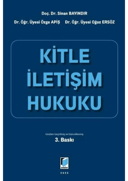Kitle Iletişim Hukuku